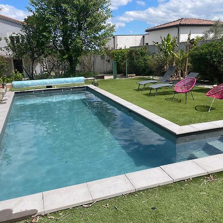 Appartement Rez De Chaussee Maison Independant Avec Piscine Saint-Christol-lès-Alès Extérieur photo