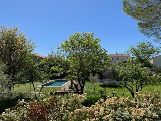 Appartement Rez De Chaussee Maison Independant Avec Piscine Saint-Christol-lès-Alès Extérieur photo